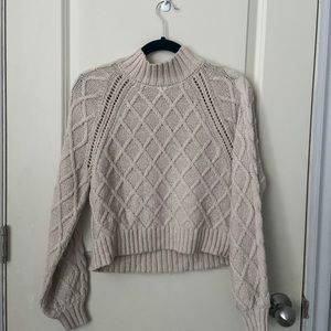 American Eagle Cableknit sweater